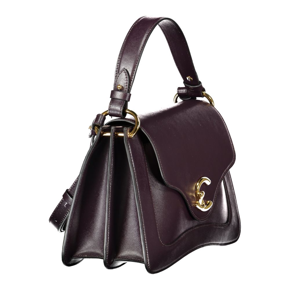 Coccinelle Purple Leather Handbag