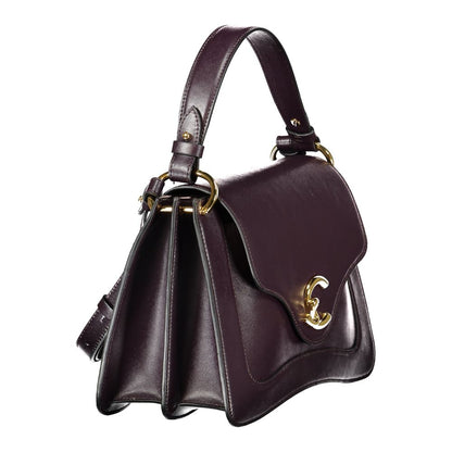 Coccinelle Purple Leather Handbag