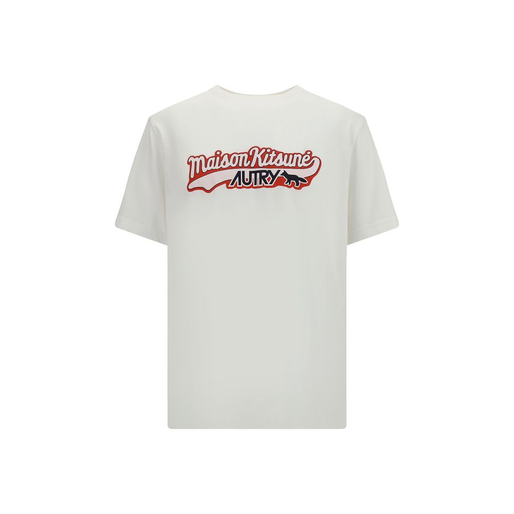 Baumwoll-T-Shirt von Autry X Maison Kitsuné