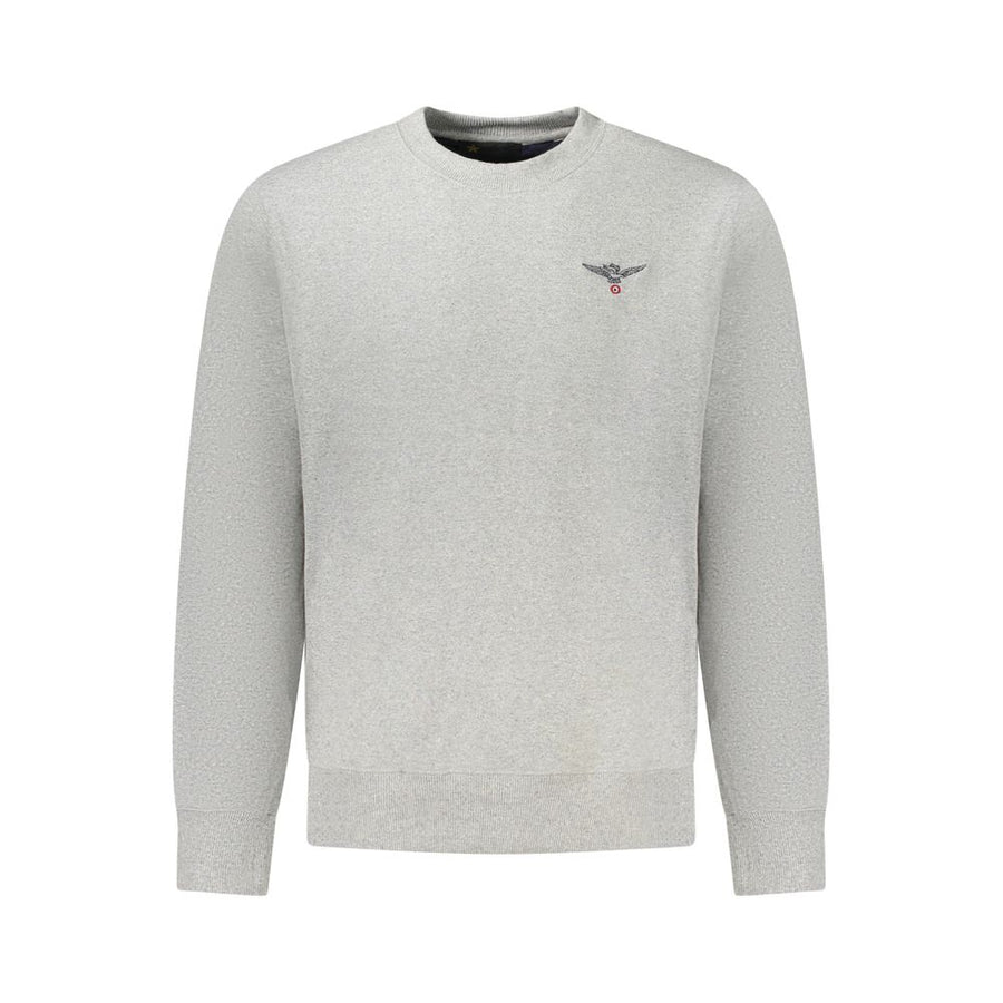 Accademia Militare Gray Cotton Men's Sweater