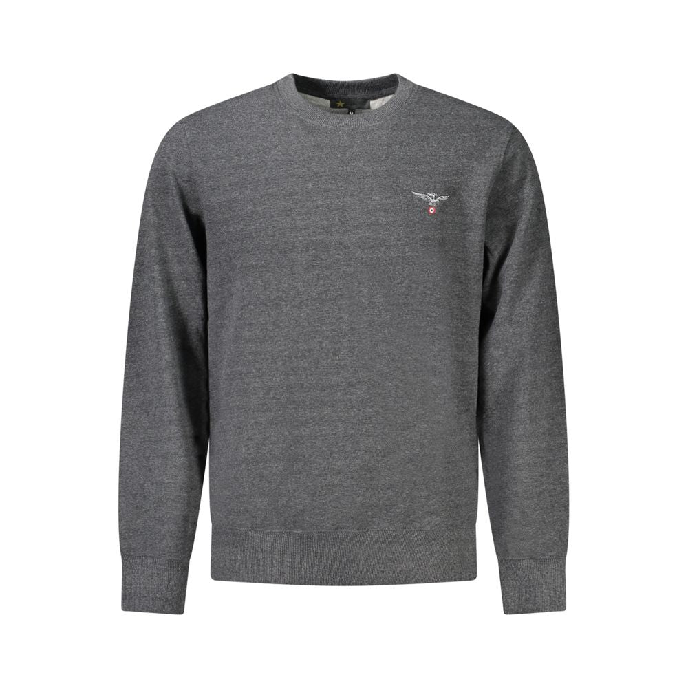 Accademia Militare Gray Cotton Men Sweater