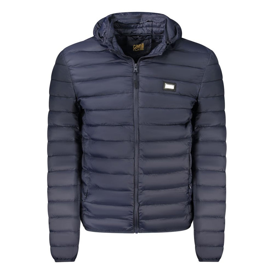 Cavalli Class Blu Polyester Men Jacket