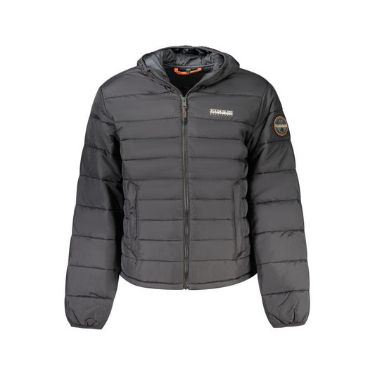 Napapijri Schwarze Polyamid-Herrenjacke