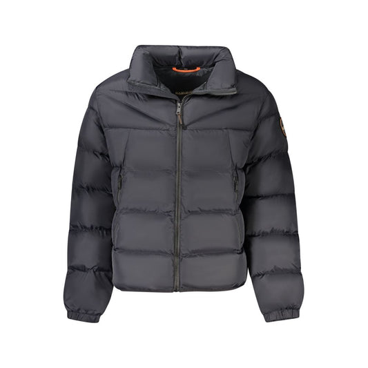 Napapijri Schwarze Polyamid-Herrenjacke