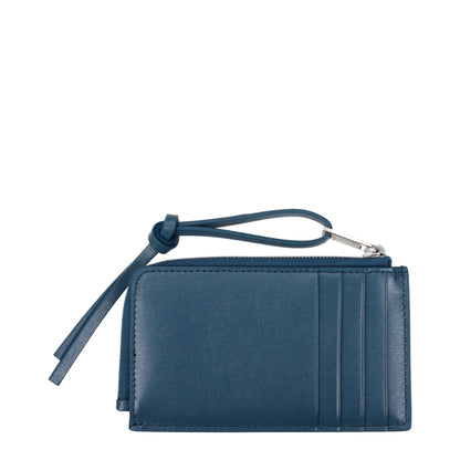 Jil Sander Blue Leather Wallet