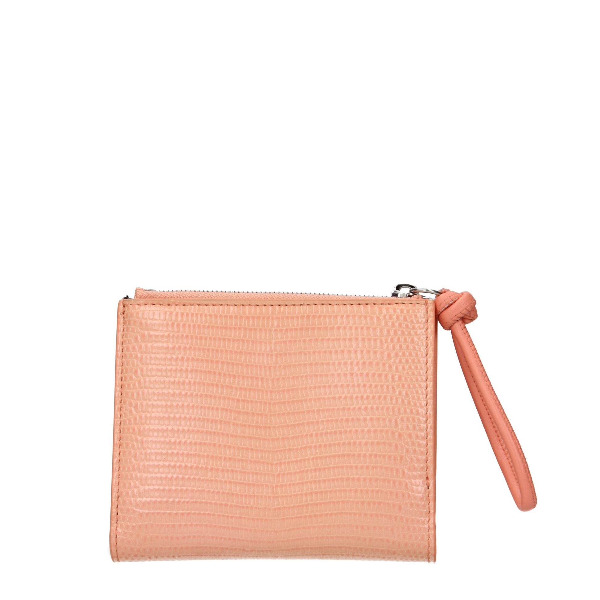 Jil Sander Pink Leather Wallet