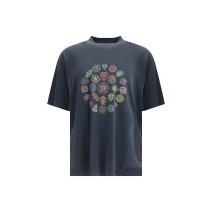 Balenciaga T-Shirt aus Baumwolle mit Logo-Print