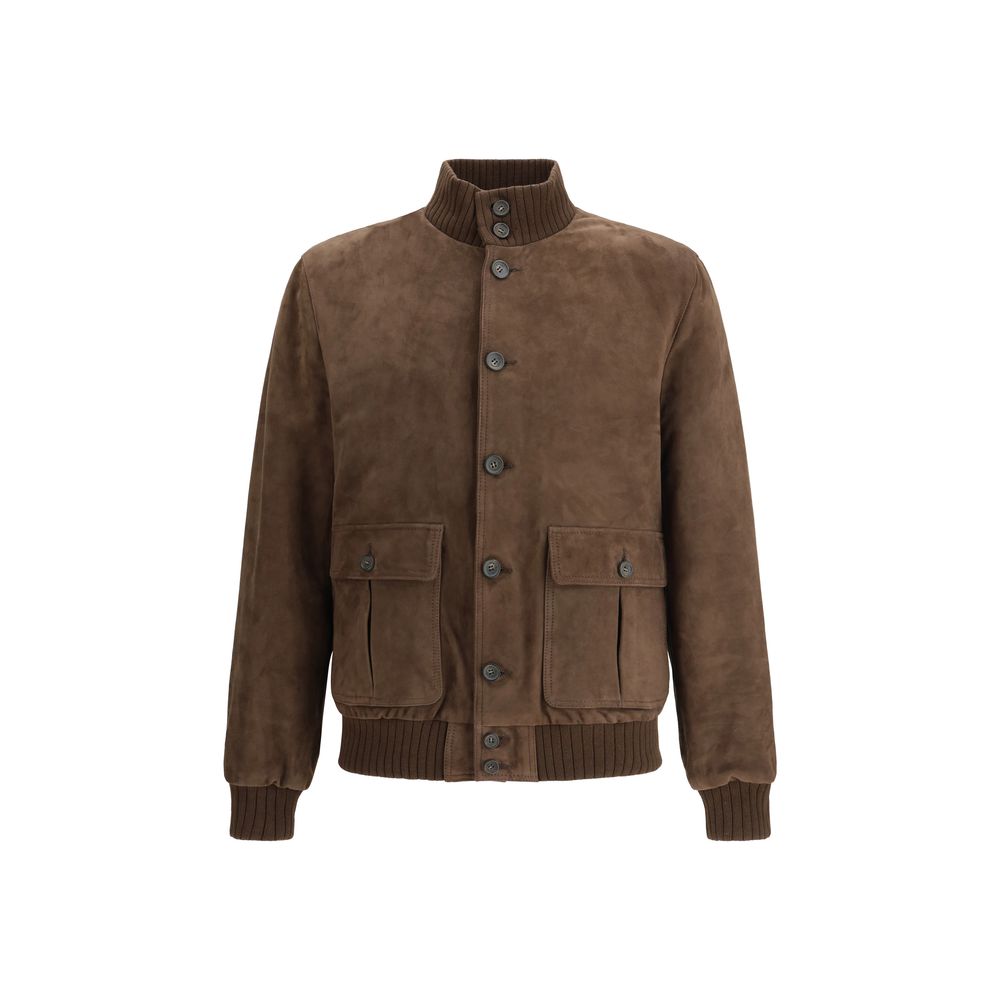 D'amico Wildlederjacke aus Ziegenleder