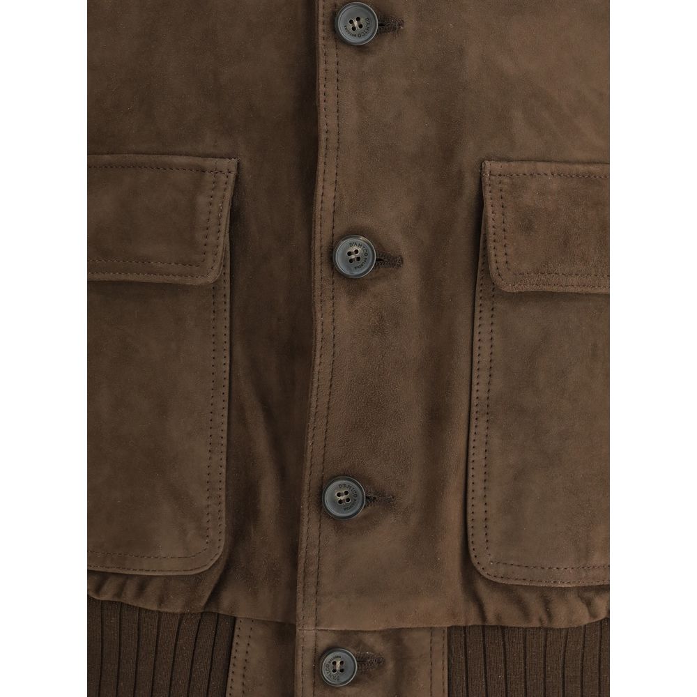 D'amico Wildlederjacke aus Ziegenleder