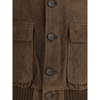 D'amico Wildlederjacke aus Ziegenleder