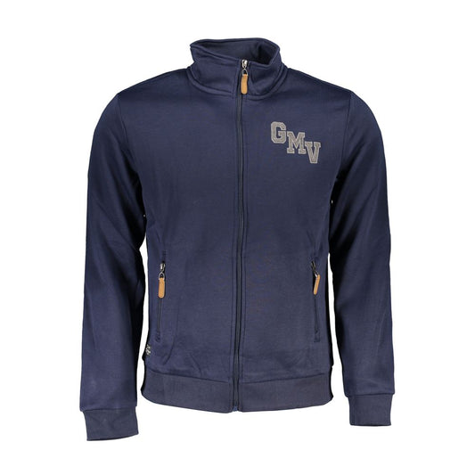 Gianmarco Venturi Blue Polyester Men's Sweatshirt