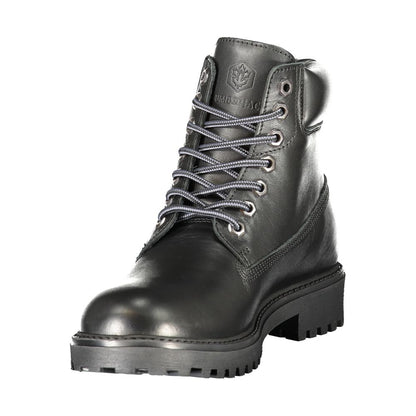 Lumberjack Black Leather Men's Boot