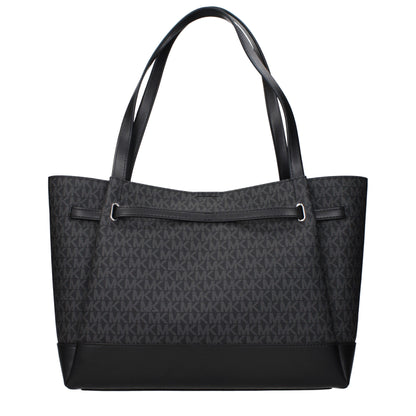 Michael Kors Black Fabric Shoulder Bag