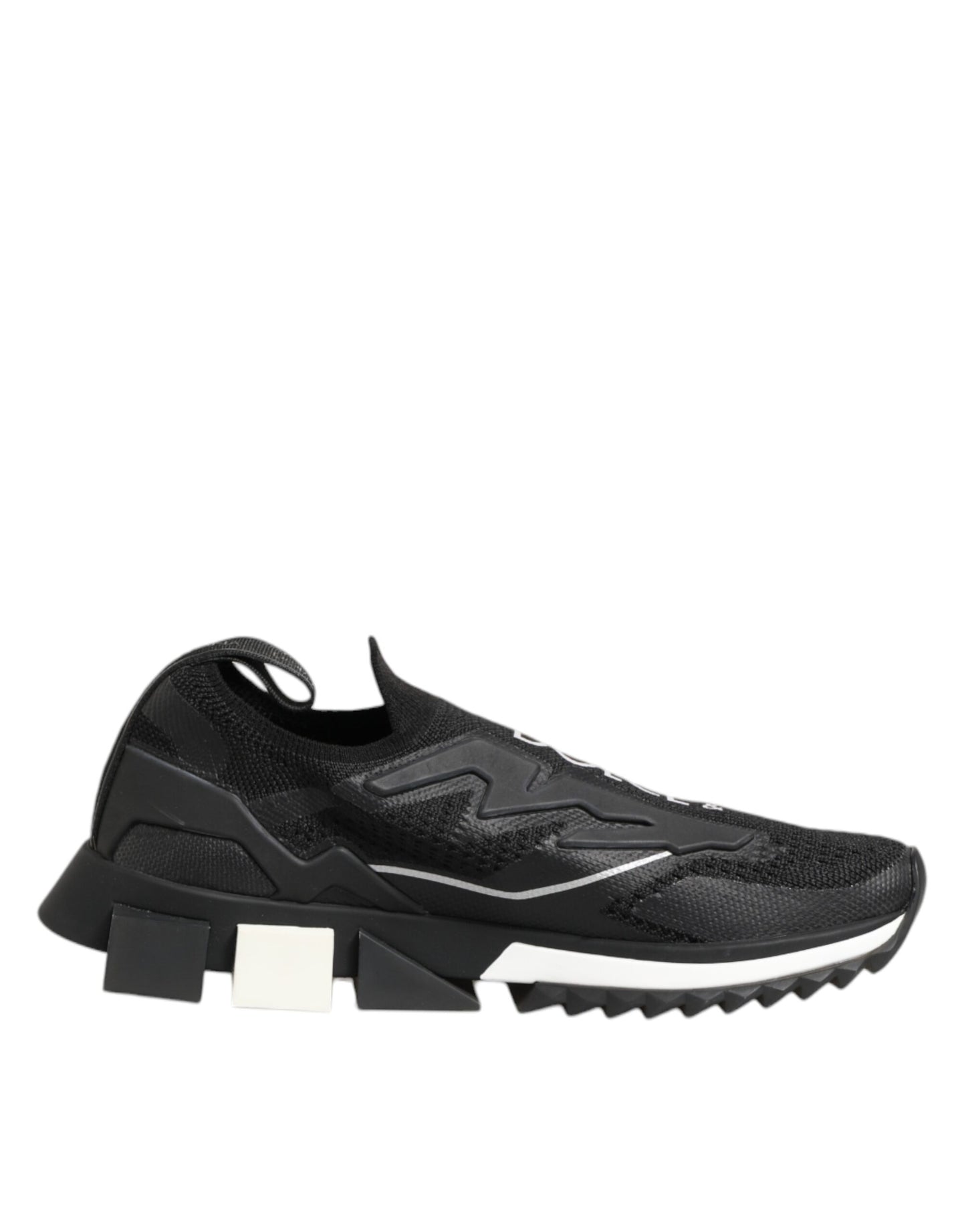 Dolce &amp; Gabbana Schwarze SORRENTO Sport Stretch Sneakers Schuhe