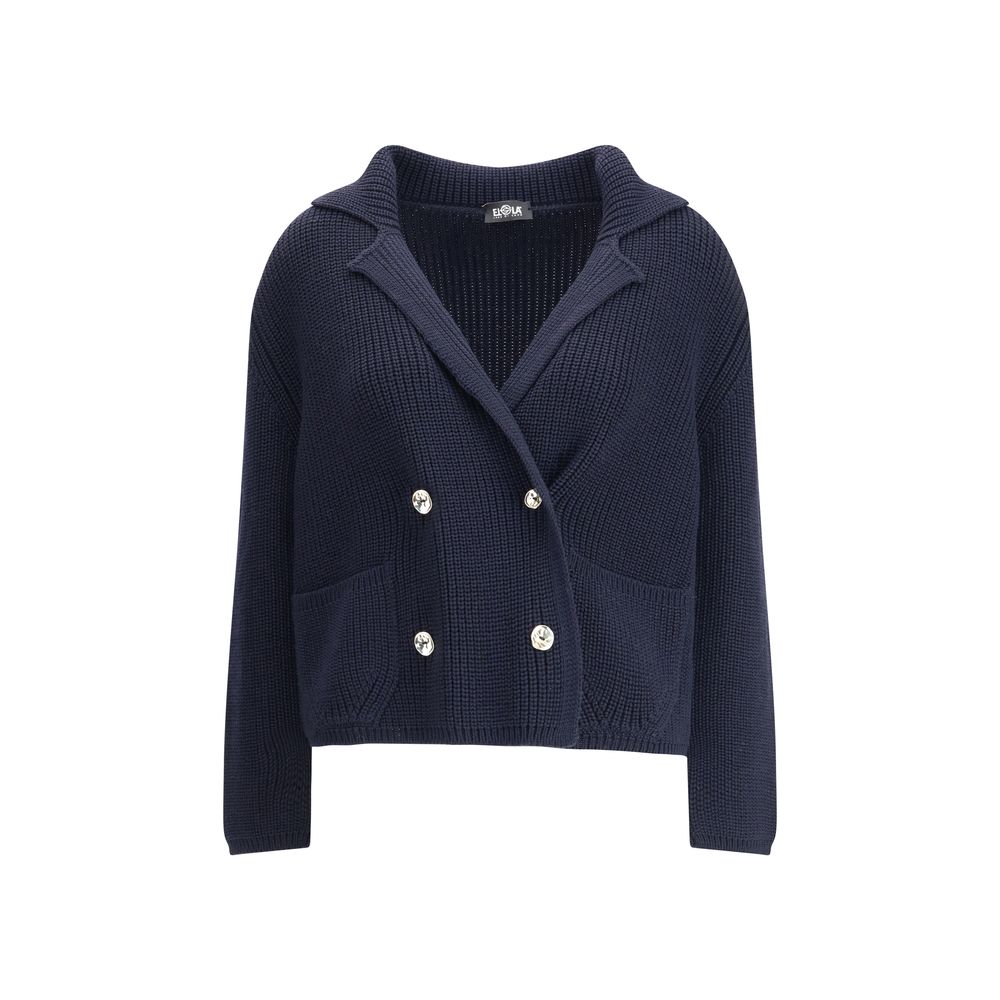 Ella Kurzcardigan mit Haken- und Ösenverschluss