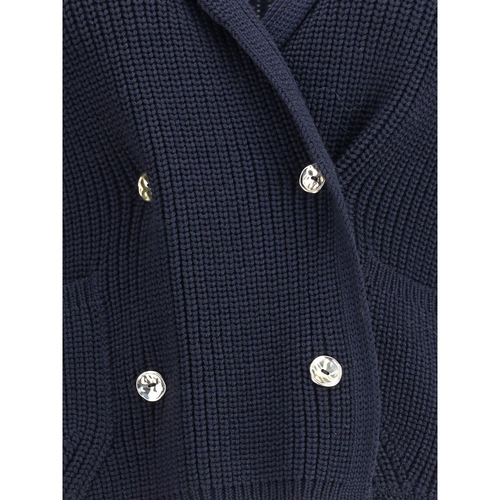 Ella Kurzcardigan mit Haken- und Ösenverschluss