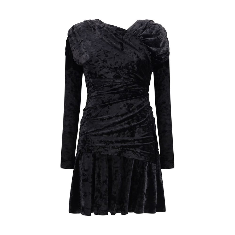 Ganni Ruched Mini Dress