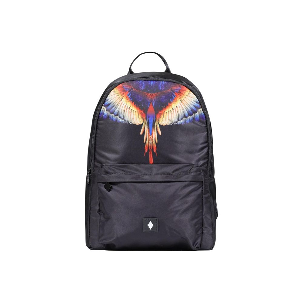 County of Milan Black Nylon Backpack