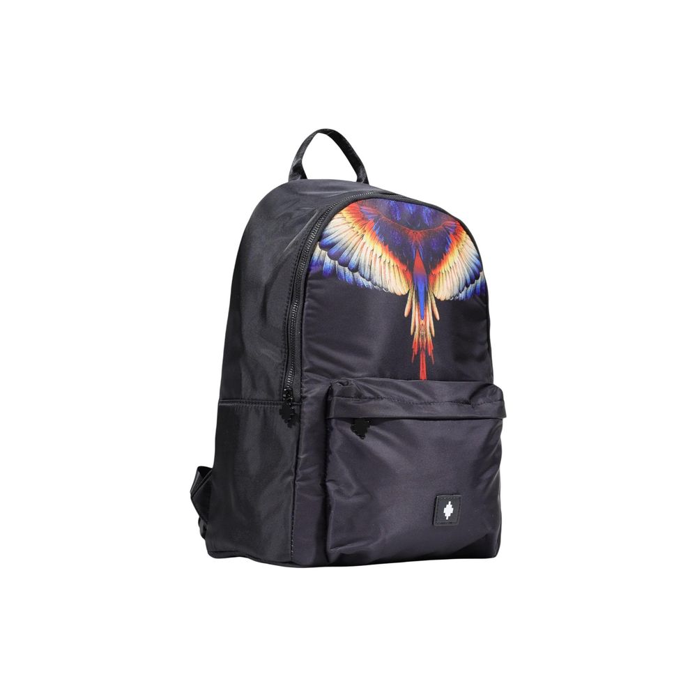 County of Milan Black Nylon Backpack