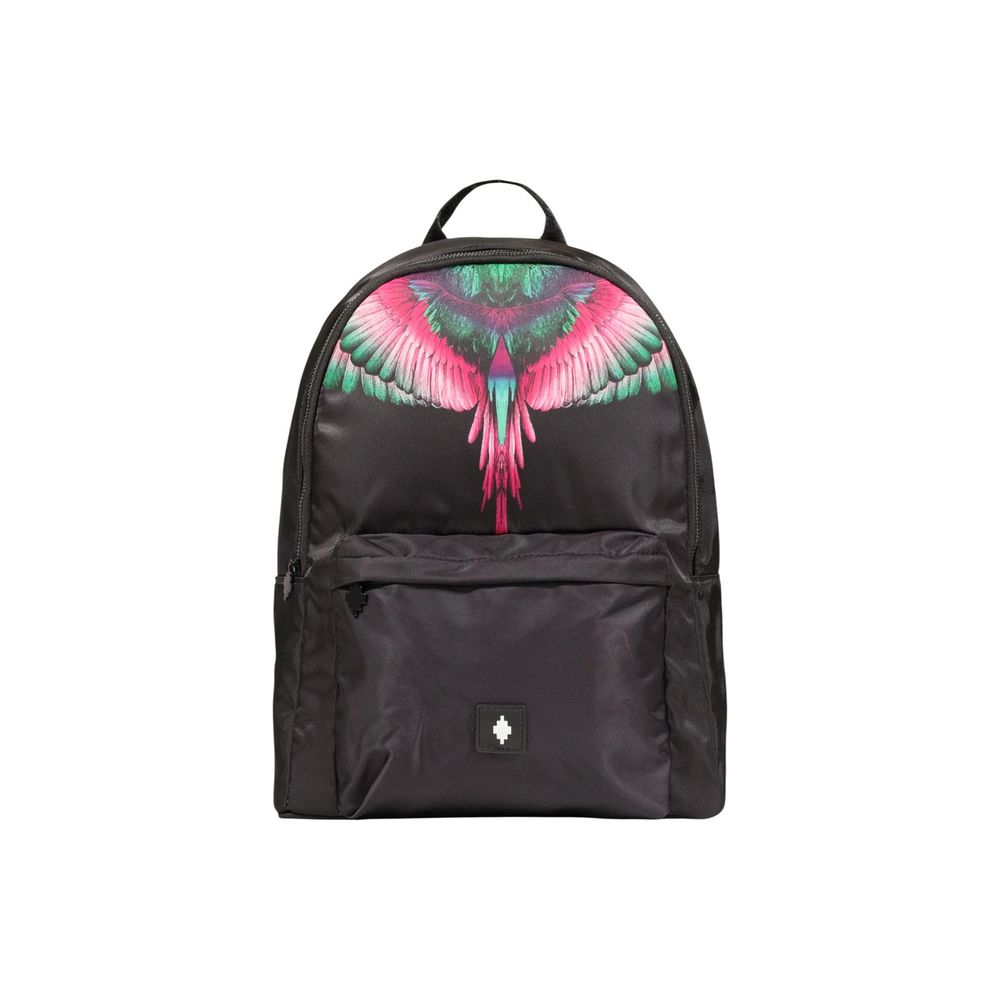 County of Milan Black Nylon Backpack