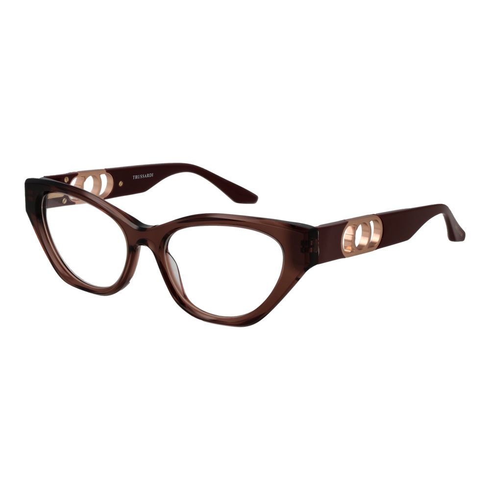 Trussardi Braune Brillenfassung für Damen