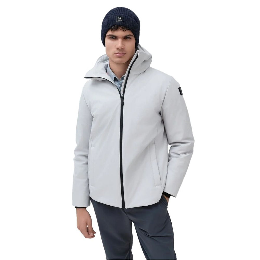 Suns Gray Polyester Jackets & Coat