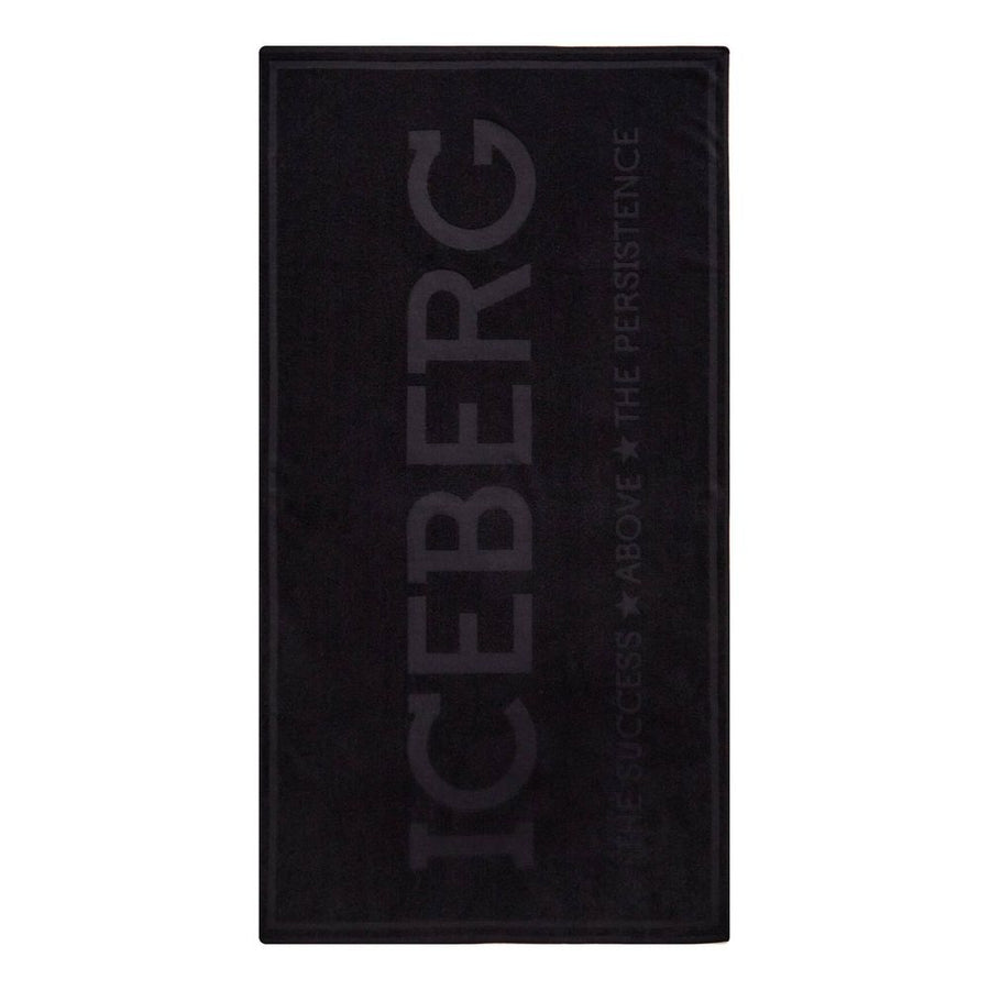 Iceberg Black Cotton Swimwear