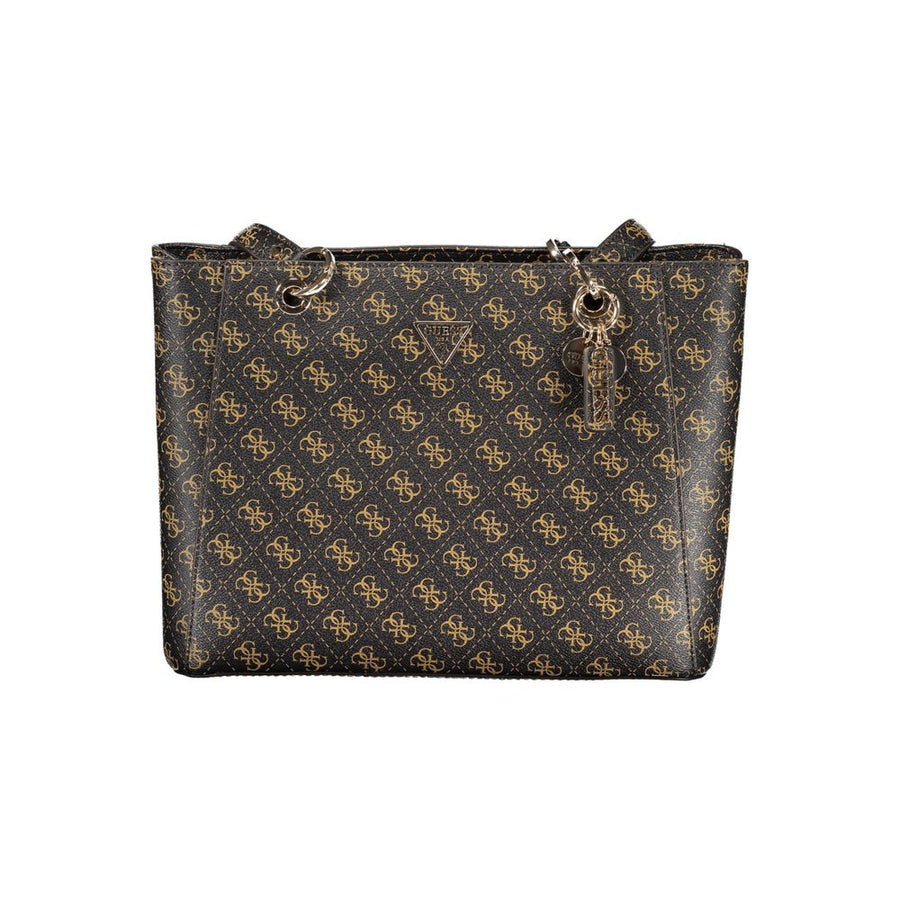 Guess Jeans Brown Polyethylene Handbag