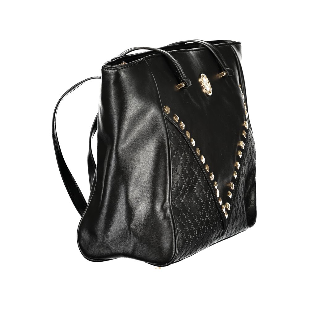Laura Biagiotti Black PVC Women Handbag