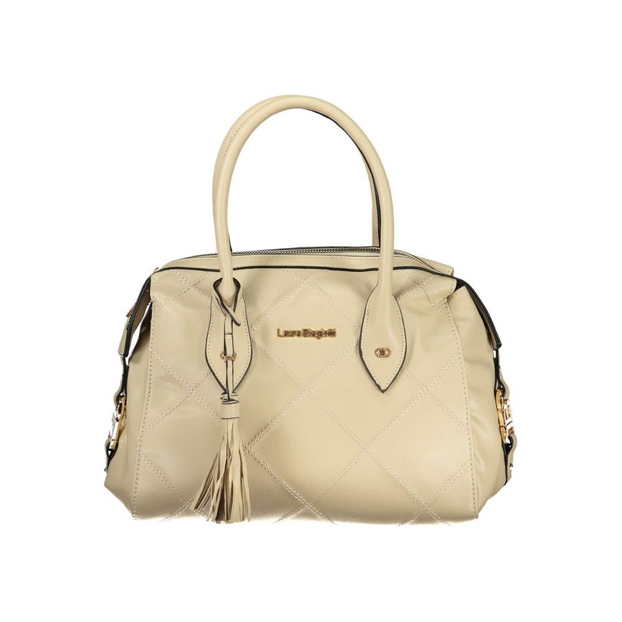 Laura Biagiotti Beige PVC Women Handbag