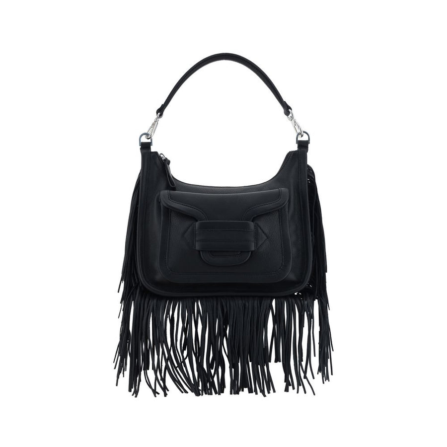 Pierre Hardy Black Calf Leather Bos Taurus Shoulder Bag