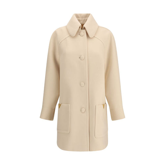 Valentino Wool Drap Caban