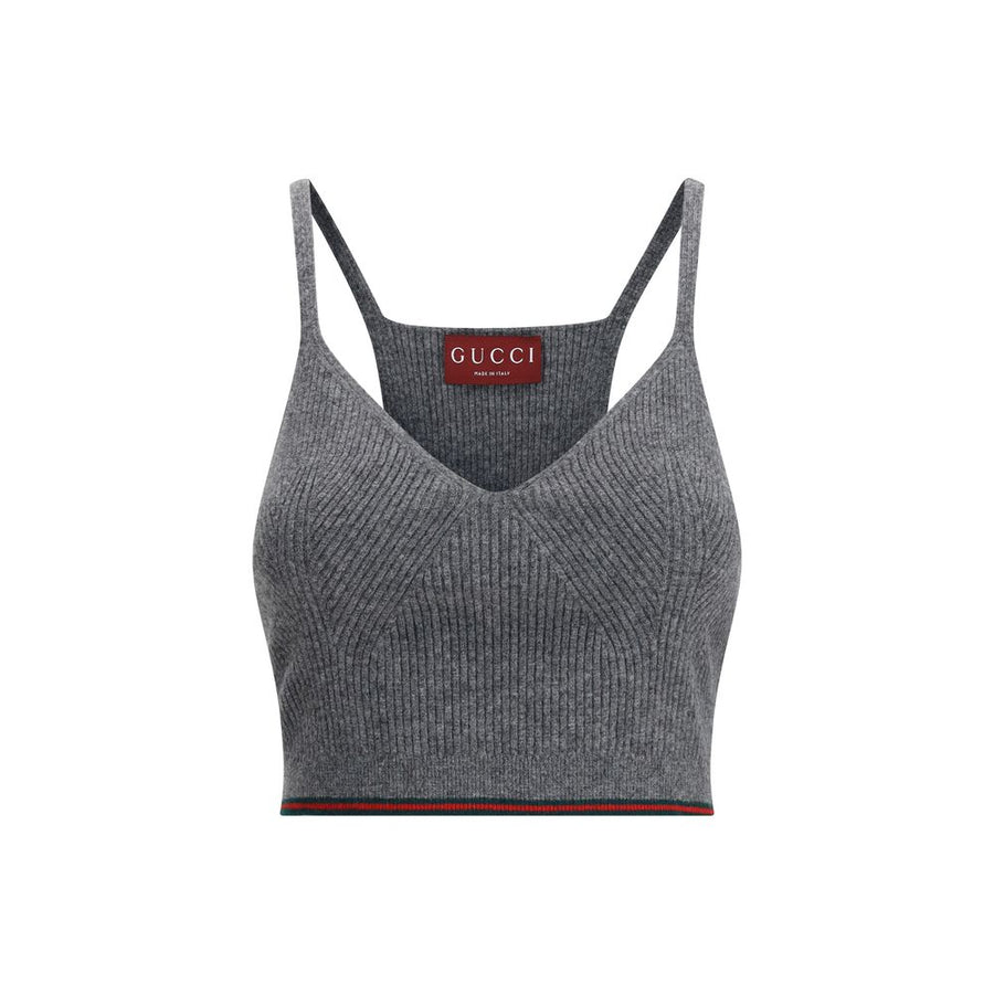 Gucci V-neck ribbed Top