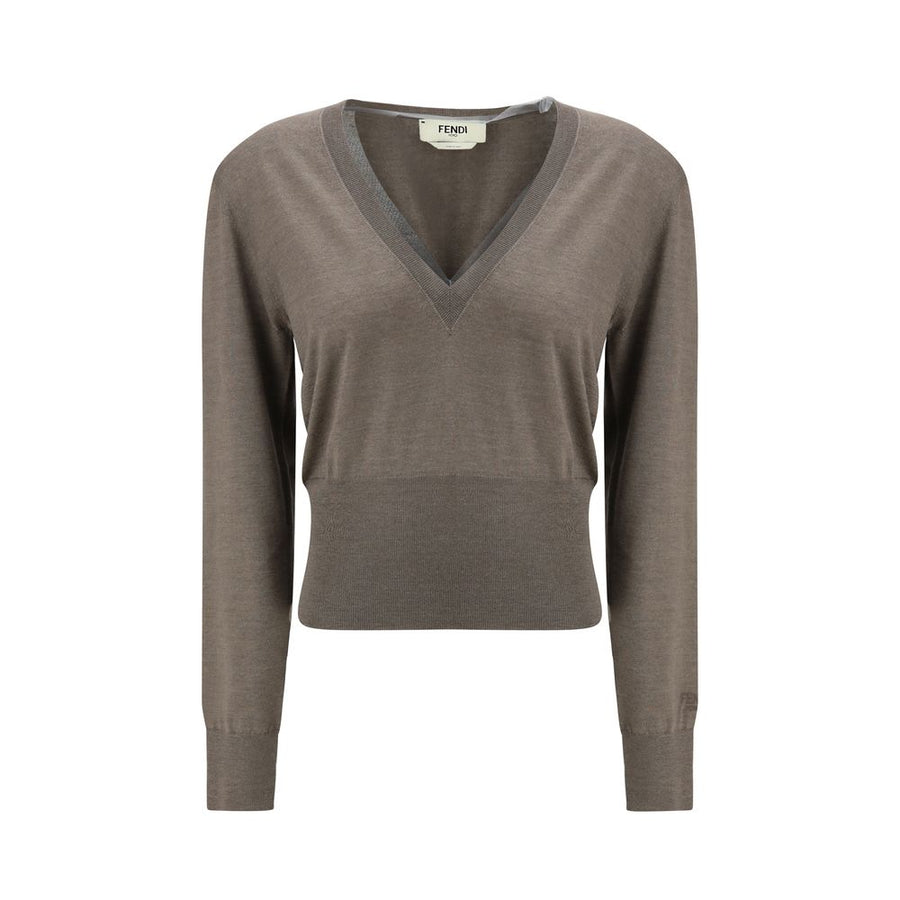 Fendi Brown Cashmere Cashmere Sweater