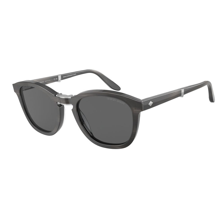 Giorgio Armani Gray Acetate Sunglasses