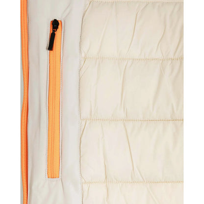 Suns White Polyester Jackets & Coat