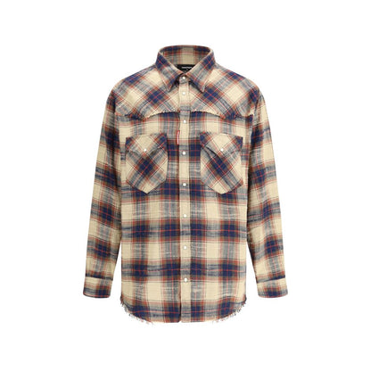 Dsquared² Baumwoll-Farmer-Hemd