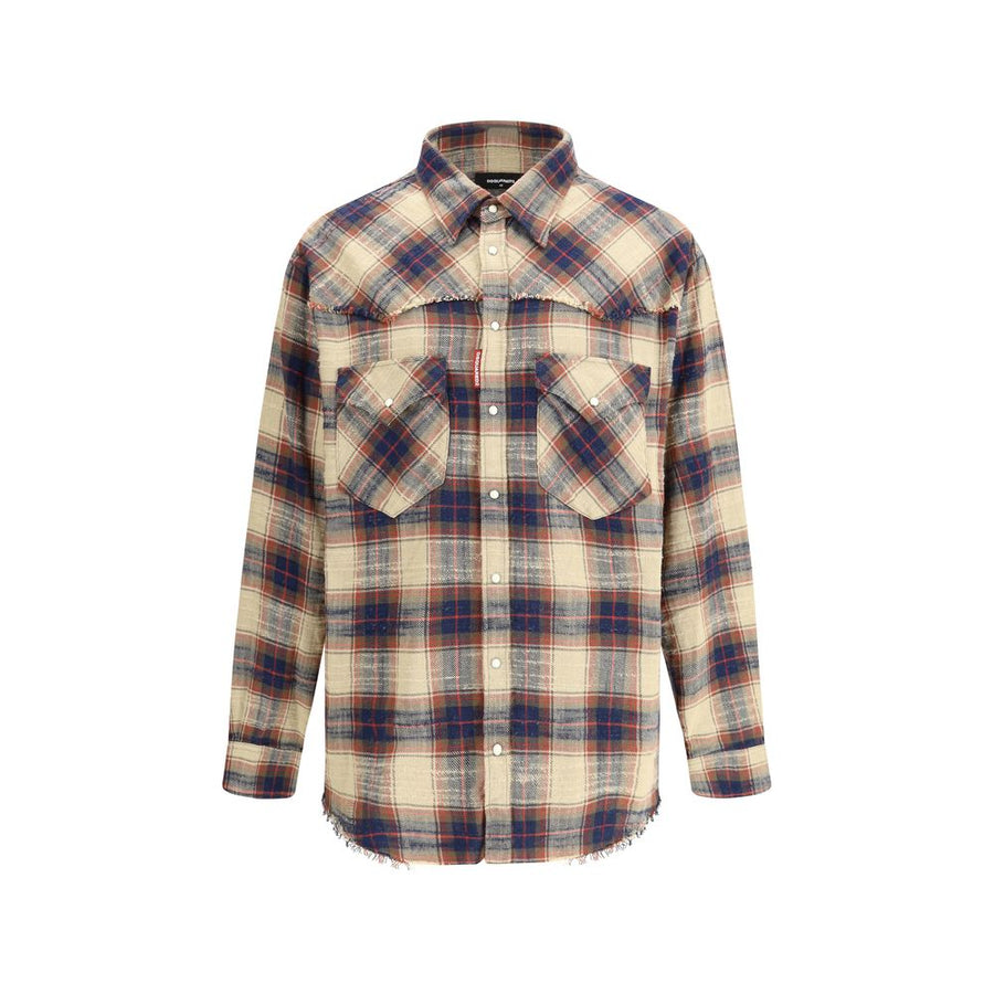 Dsquared² Baumwoll-Farmer-Hemd