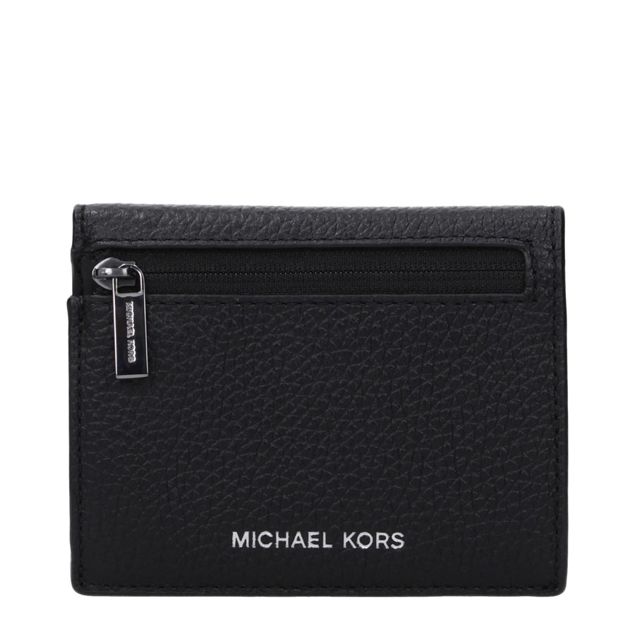 Michael Kors Black Leather Cardholders