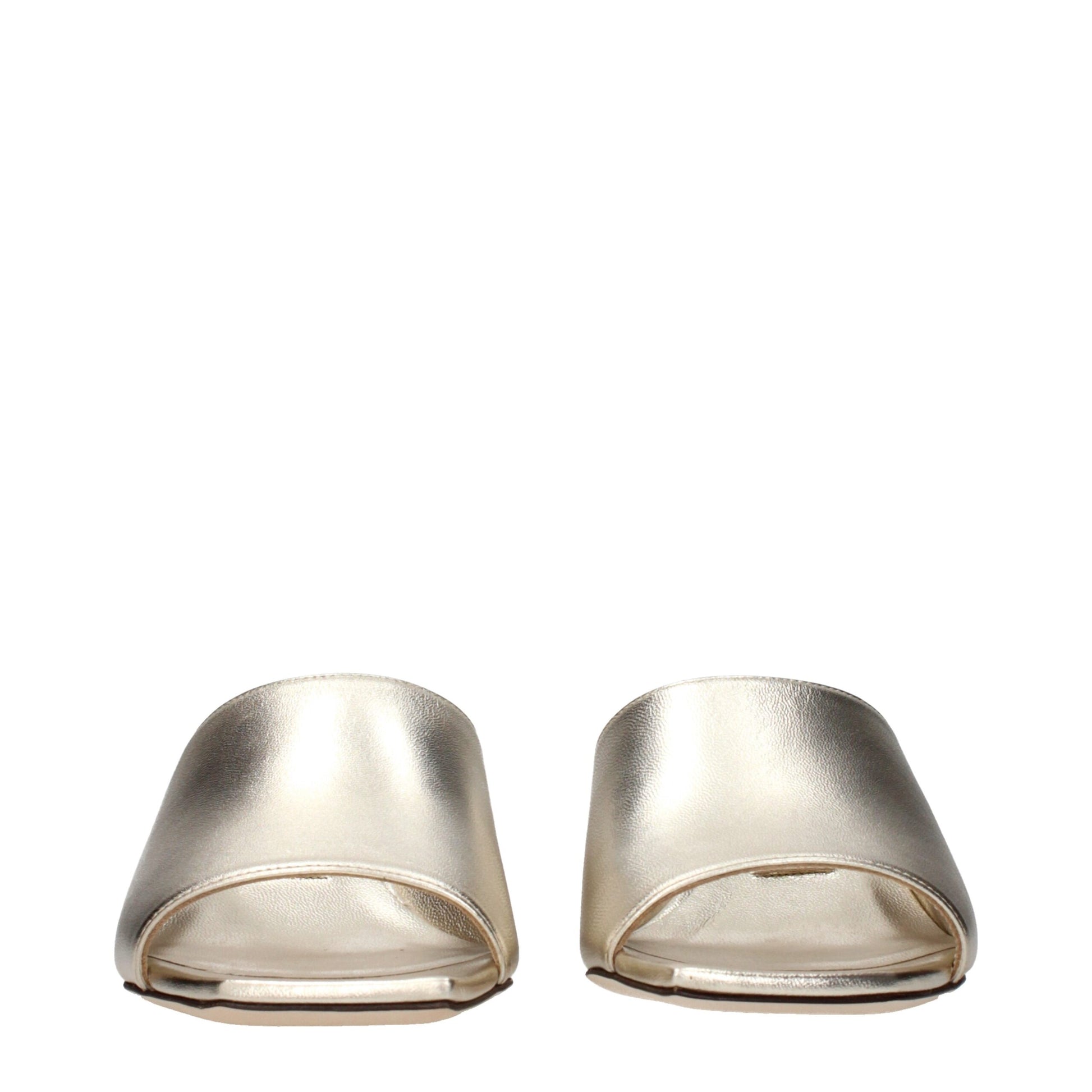 Jimmy Choo Goldene Lederplattformen