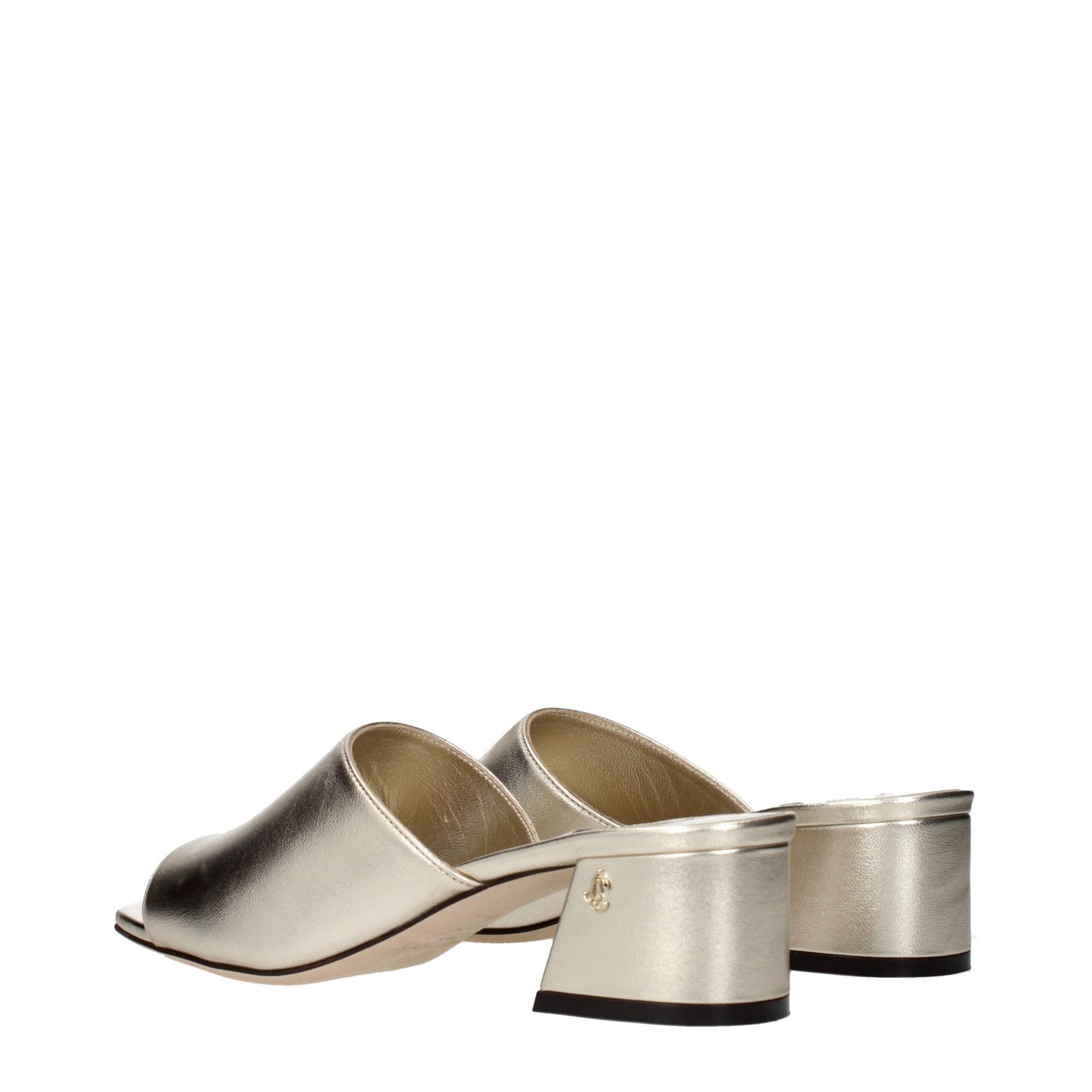 Jimmy Choo Goldene Lederplattformen
