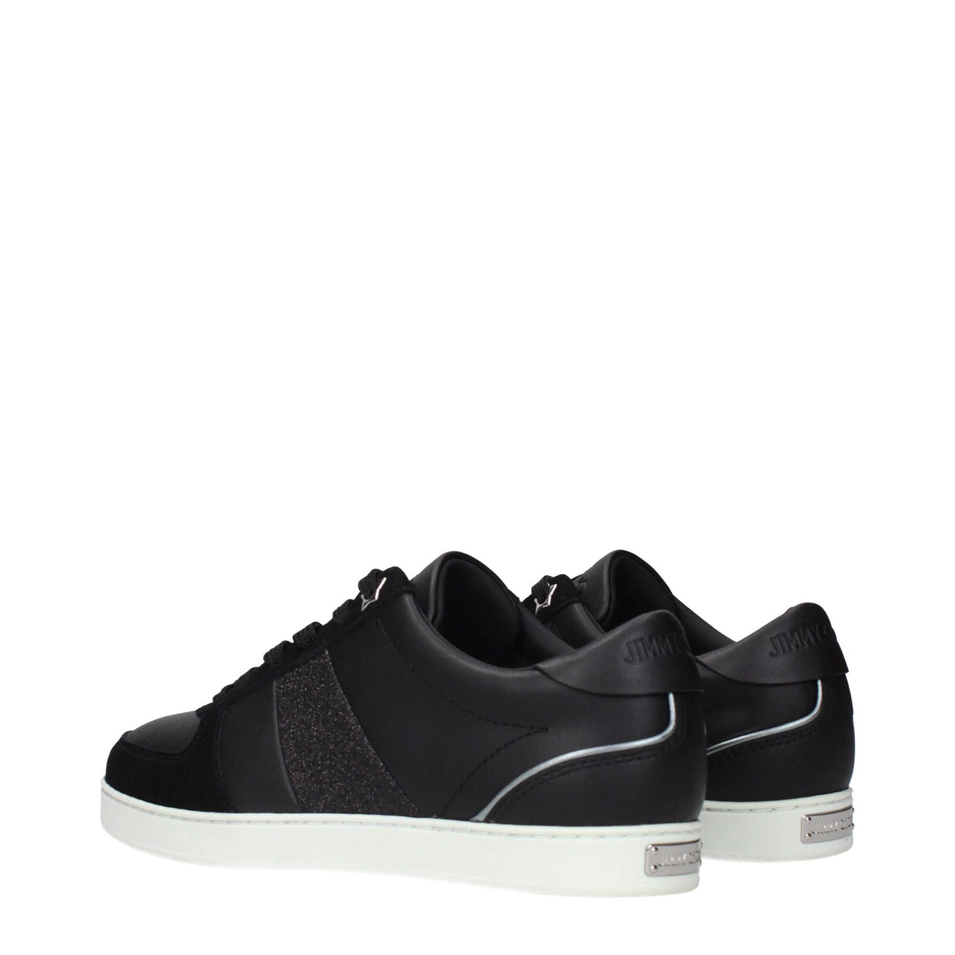 Jimmy Choo Schwarze niedrige Lederschuhe