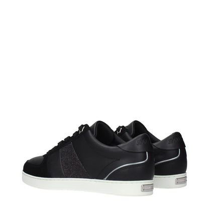 Jimmy Choo Schwarze niedrige Lederschuhe
