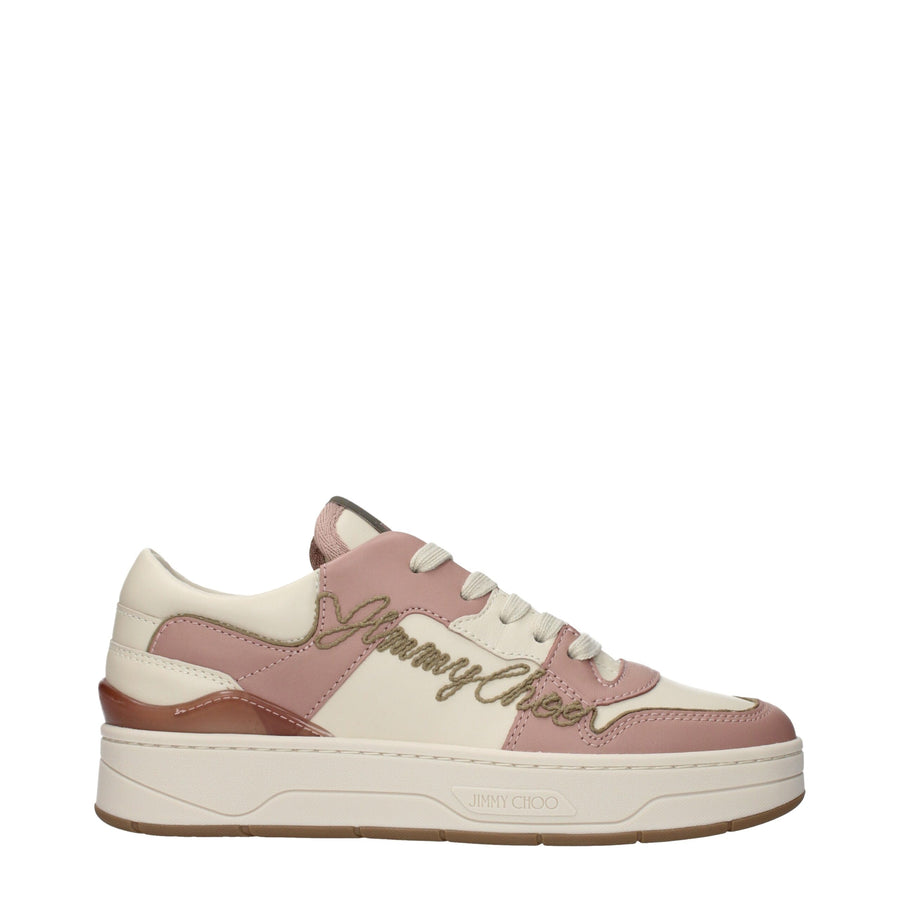 Jimmy Choo Rosa Leder Low-Tops
