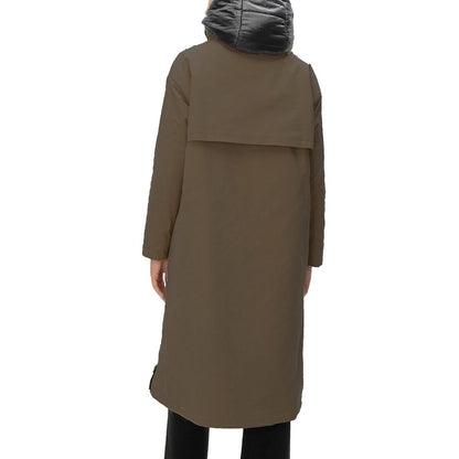 Herno Fur Lining Midi Parka Coat