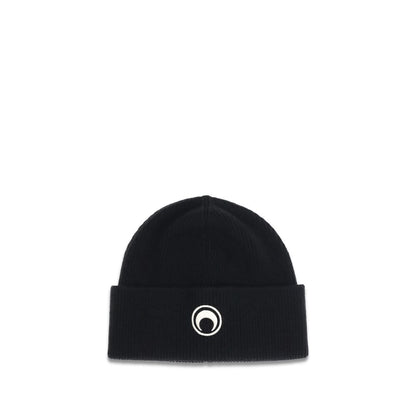 Marine Serre Merino wool Beanie Hat