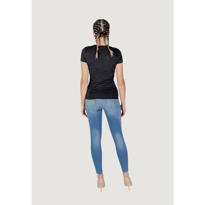 Guess Black Cotton T-Shirt