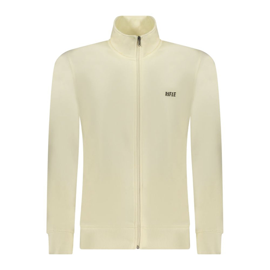 Rifle White Cotton Men's Sweater
