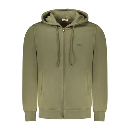 Rifle Green Cotton Men Sweater