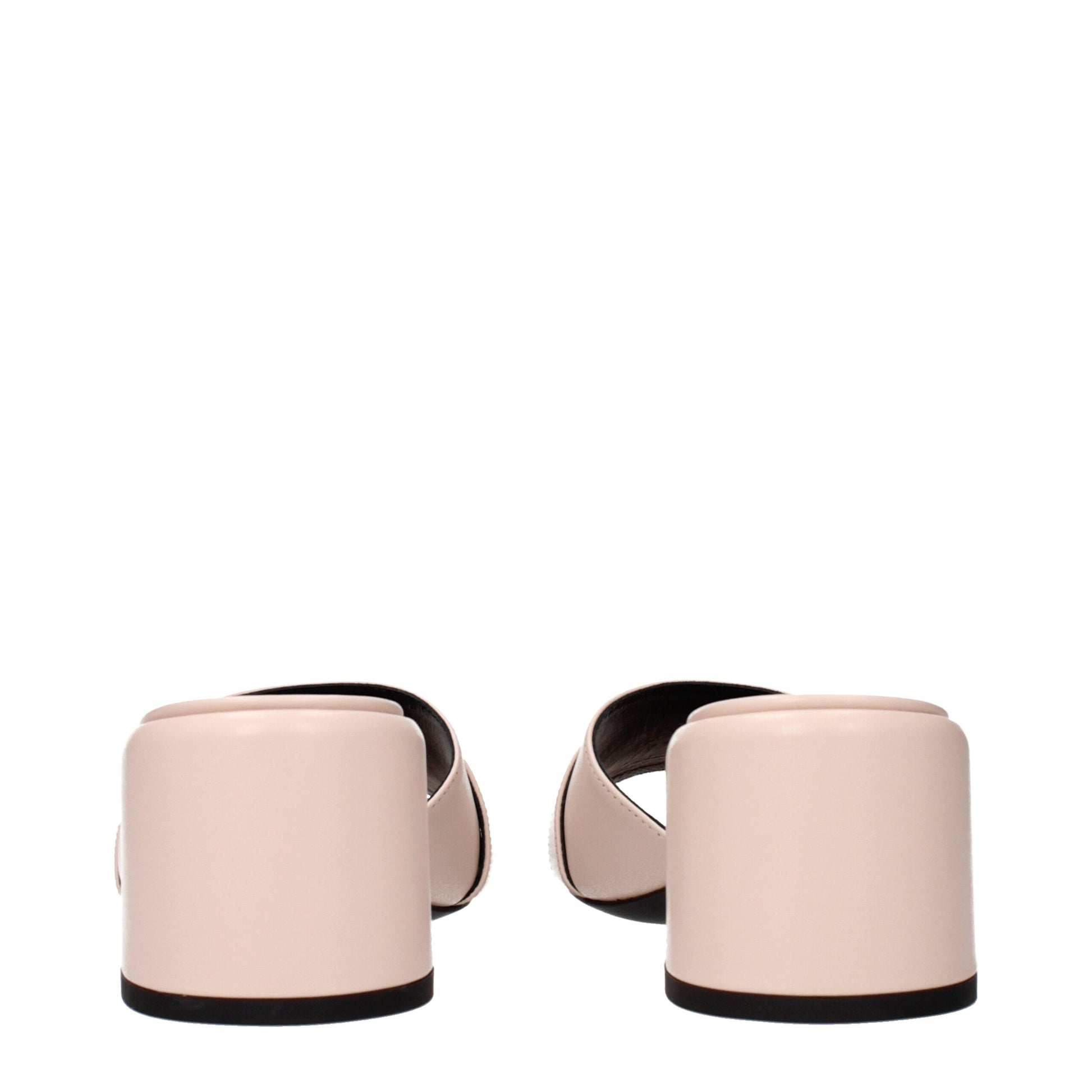 Versace Pink Leather Platforms